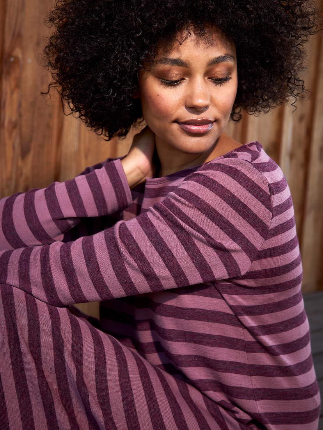 A-tunic stripes merino